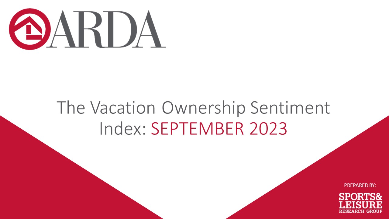Vacation Ownership Sentiment Index - 2023 - 09